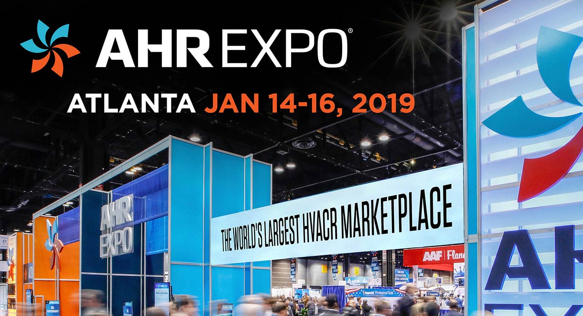 参加者走进AHR Expo  - 世界上最大的HVACR市场。