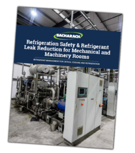 機械室および機械室の冷媒の安全性と漏れの低減